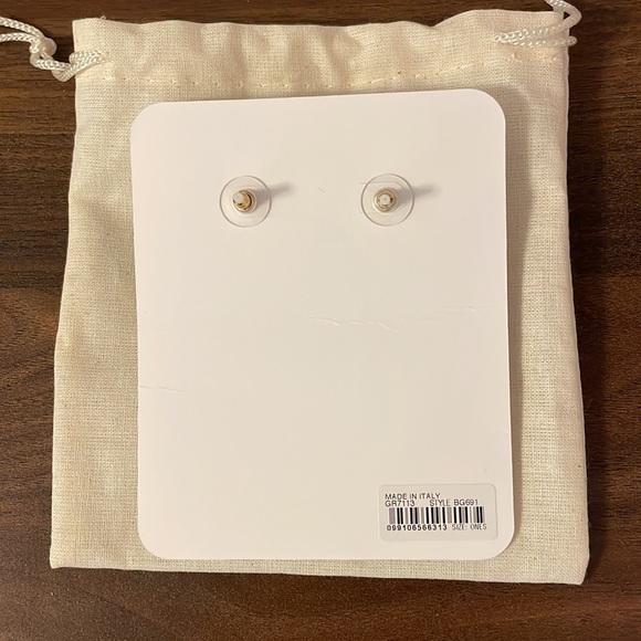 NWT J Crew Made in Italy Acetate Rounded Earrings - Picture 5 of 8